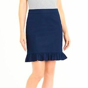 J. Crew Navy Skirt NWT